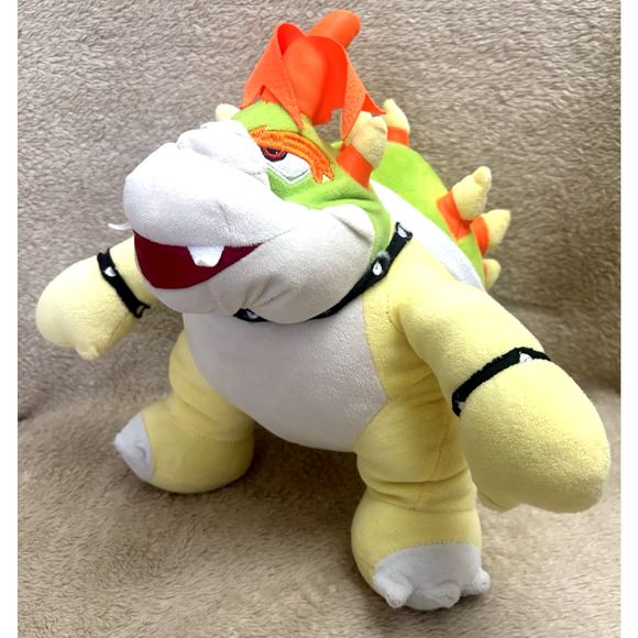 Nintendo SAN-EI 10" Super Mario Bowser King Koopa Plush Toy - Picture 1 of 9